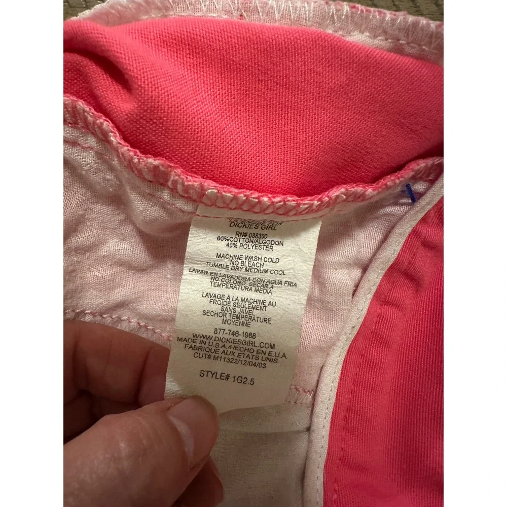 VINTAGE Y2K Dickies Girl Pink‎ Low-Rise Shorts - Made in USA